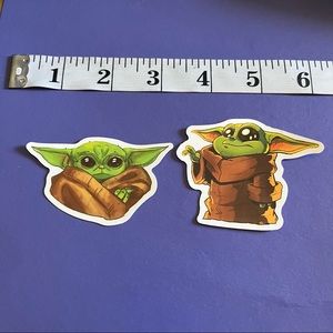 Baby Yoda Grogu The Mandalorian 2 Sticker Pack